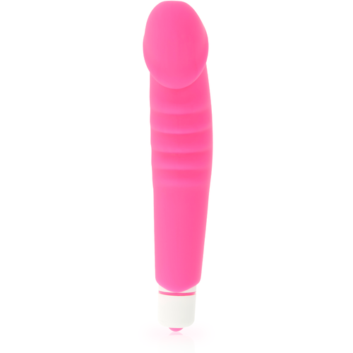 DOLCE VITA - REALISTIC  PLEASURE VIBRADOR SILICONA ROSA