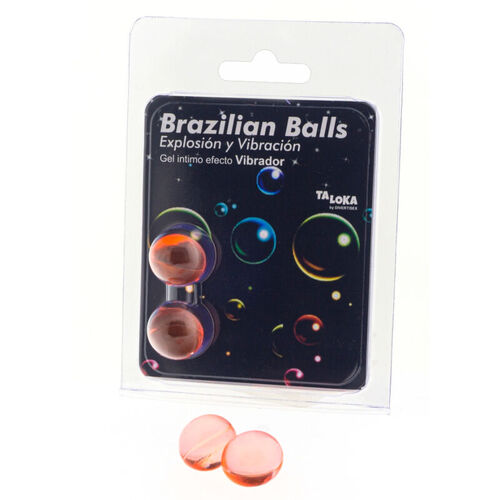 TALOKA - BRAZILIAN BALLS GEL EXCITANTE EFECTO VIBRACIÓN 2 BOLAS