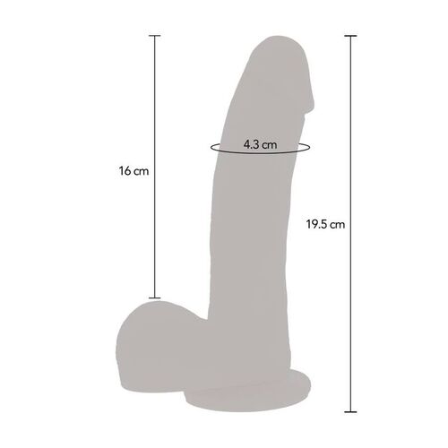 GET REAL - DILDO EMPUJE MAGNTICO PULSANTE NATURAL