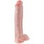 KING COCK - PENE REALISTICO CON TESTICULOS 34.2 CM NATURAL