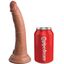 KING COCK - ELITE DILDO REALISTICO SILICONA 17.8 CM CARAMELO