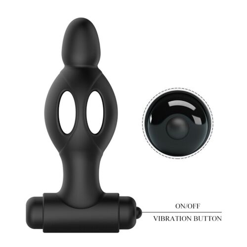 MR PLAY - PLUG ANAL DE SILICONA CON VIBRACIN