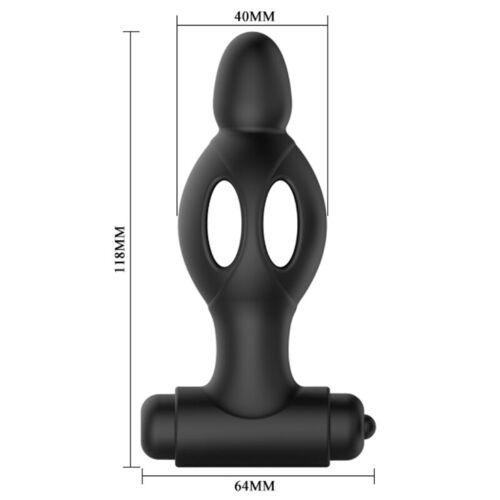 MR PLAY - PLUG ANAL DE SILICONA CON VIBRACIN