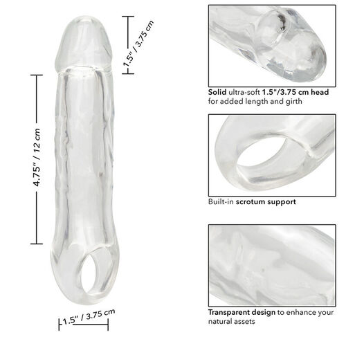 CALEXOTICS - PERFORMANCE MAXX EXTENSIÓN CLARA 6,5 TRANSPARENTE