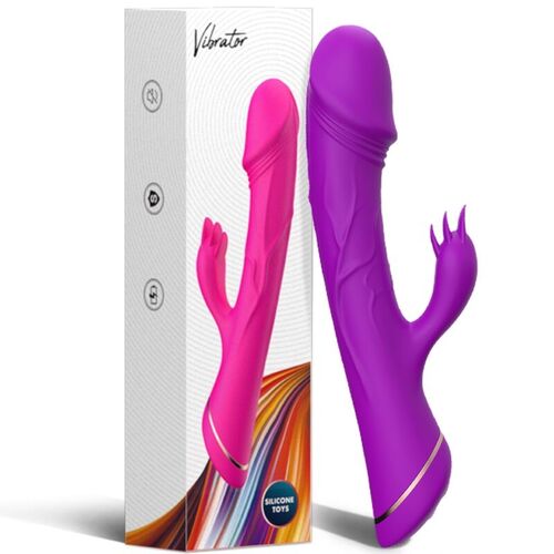 ARMONY - DILDO VIBRADOR RABBIT SILICONA VIOLETA