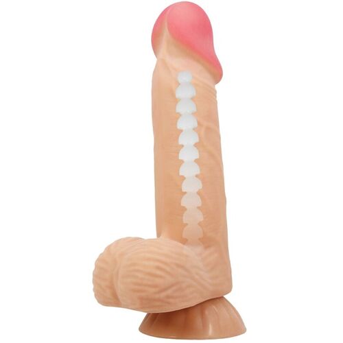 PRETTY LOVE - SLIDING SKIN SERIES DILDO REALSTICO CON VENTOSA PIEL DESLIZANTE 20.6 CM