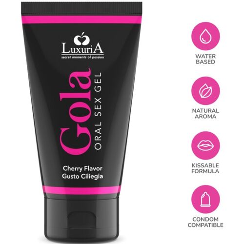 INTIMATELINE LUXURIA - GOLA GEL ORAL CEREZA 50 ML