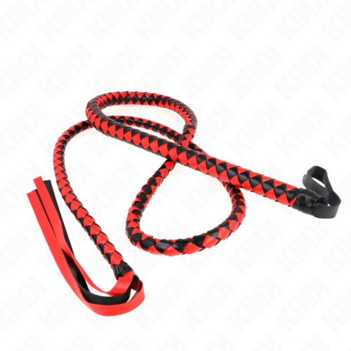 KINK - LÁTIGO DE SERPIENTE LARGO ROJO 210 CM