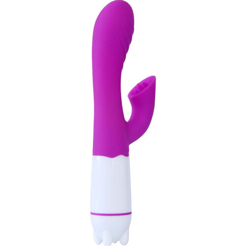 ARMONY - HAPPY VIBRADOR & ESTIMULADOR CON LENGUA RECARGABLE VIOLETA