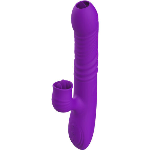 ARMONY - FULLY GSPOT VIBRADOR RABBIT CON LENGUA ESTIMULADORA EFECTO CALOR VIOLETA