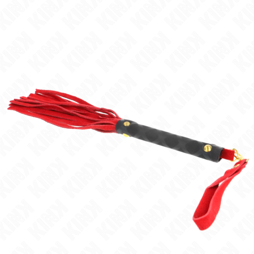 KINK - LÁTIGO MINI PIEL DE ANTE ROJO 30 CM