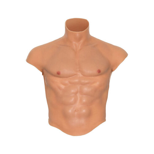 HIDDEN DESIRE - ALTER EGO CAMISETA SILICONA TORSO MASCULINO CON ABDOMINALES NATURAL