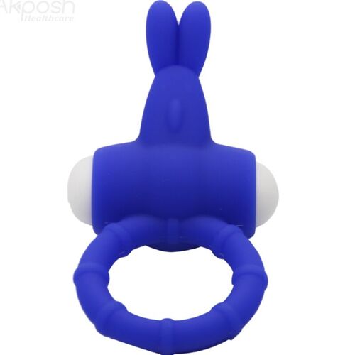 ARMONY - MS BUNNY ANILLO VIBRADOR SILICONA AZUL