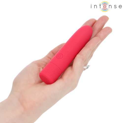 INTENSE - SYMONE BALA VIBRADORA RECARGABLE POR USB 8 VIBRACIONES ROJO 10 X 2.2 CM