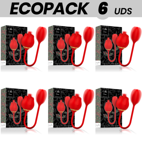 ECOPACK 6 UDS - MIA VIENA DOUBLE PLEASURE LICKING + HUEVO VIBRADOR