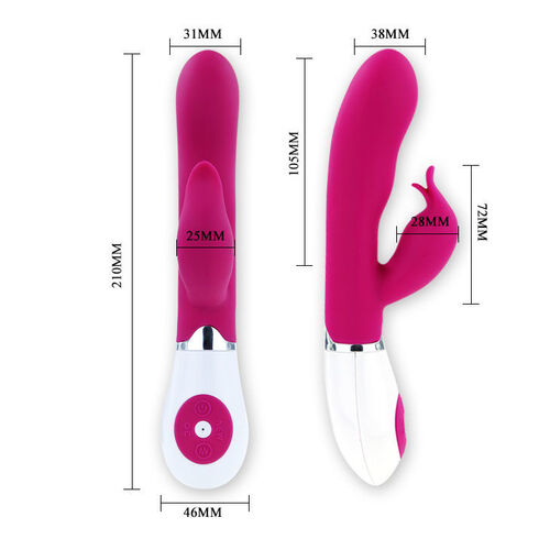 PRETTY LOVE FLIRTATION - VIBRADOR CON ESTIMULADOR FELIX