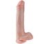 KING COCK - PENE REALISTICO CON TESTICULOS 33 CM COLOR NATURAL