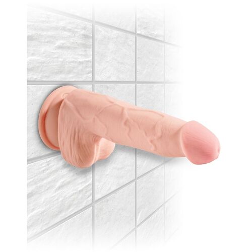 KING COCK - DILDO TRIPLE DENSIDAD 19 CM